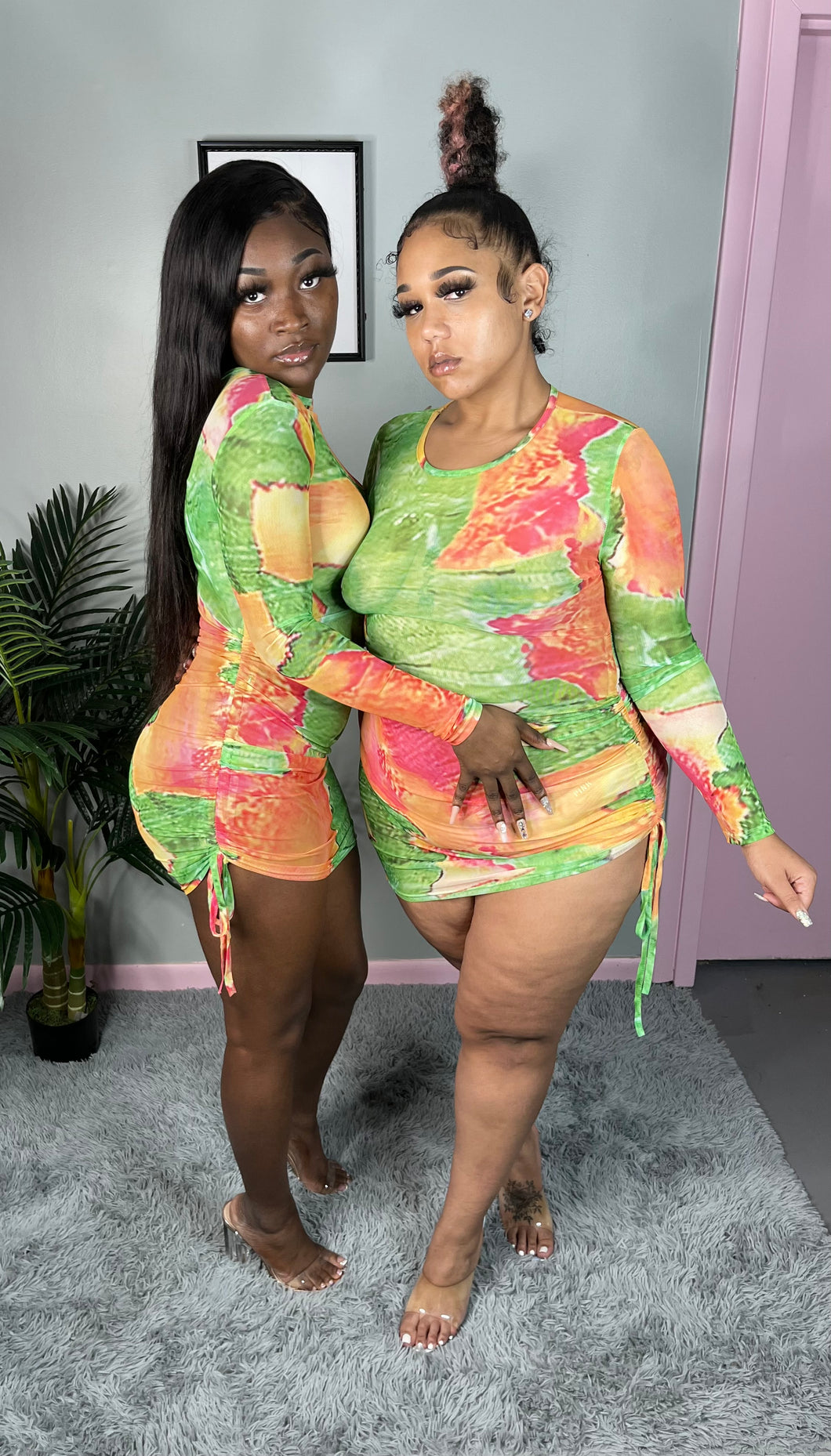 “Moneybagg” Mesh Dress